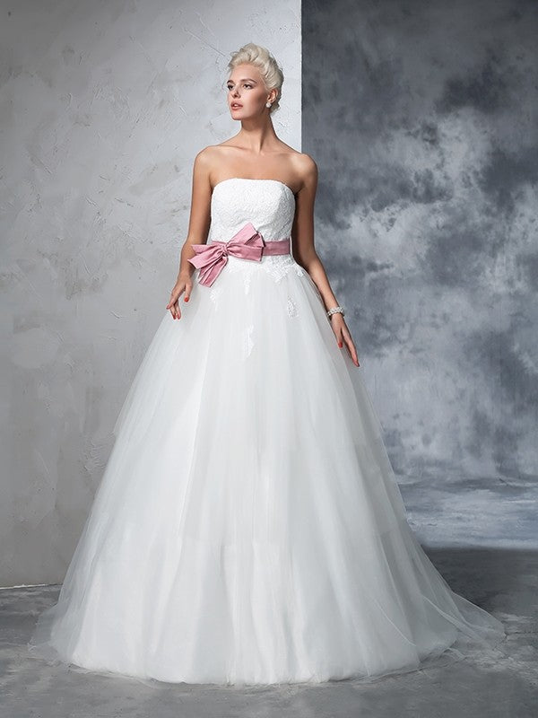 Empire Sleeveless Bridesmaid Gown with Bowknot Azalea