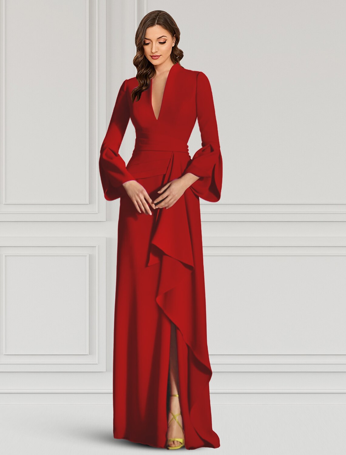 Classy Black Sheath Evening Dress,Slim Prom Gown Y4242