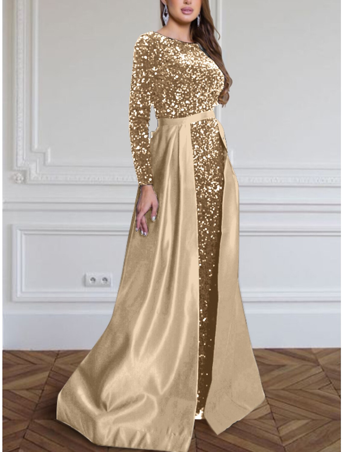 Zorinne Sparkling Dress Black